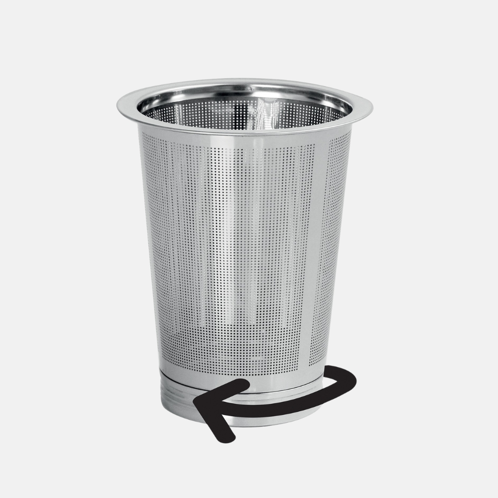 Théière en verre avec filtre dévissable CRISTEL DARJEELING
