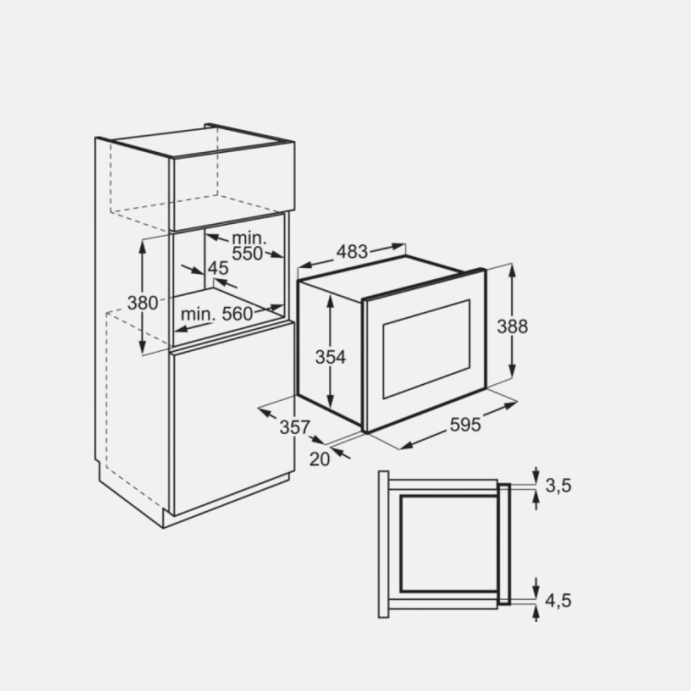 Micro-ondes gril ELECTROLUX LMS4253TMX
