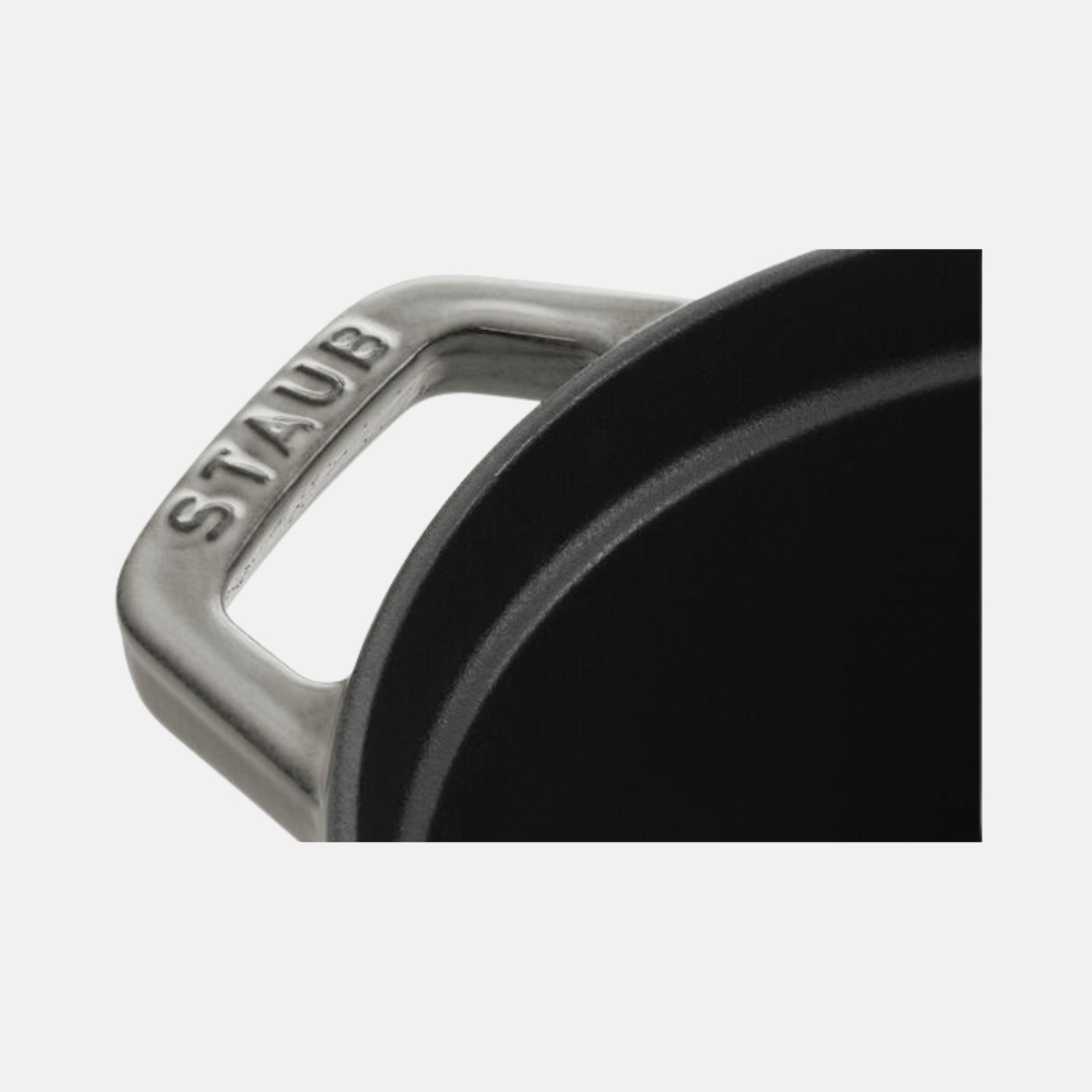 Cocotte en fonte ovale gris graphite STAUB