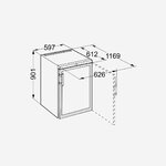Cave de vieillissement vinothek LIEBHERR WKB1802-21