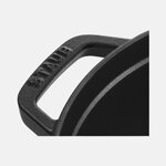 Cocotte en fonte ronde noir mat STAUB