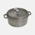 Cocotte en fonte ronde gris graphite STAUB