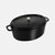 Cocotte en fonte ovale noir mat STAUB