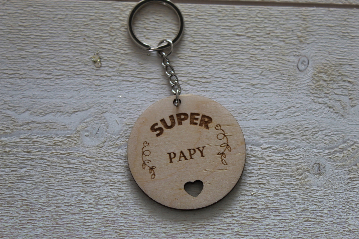 Porte clé Super Papy - Fêtes/Fêtes des Grands Pères/Mères - krea-ly