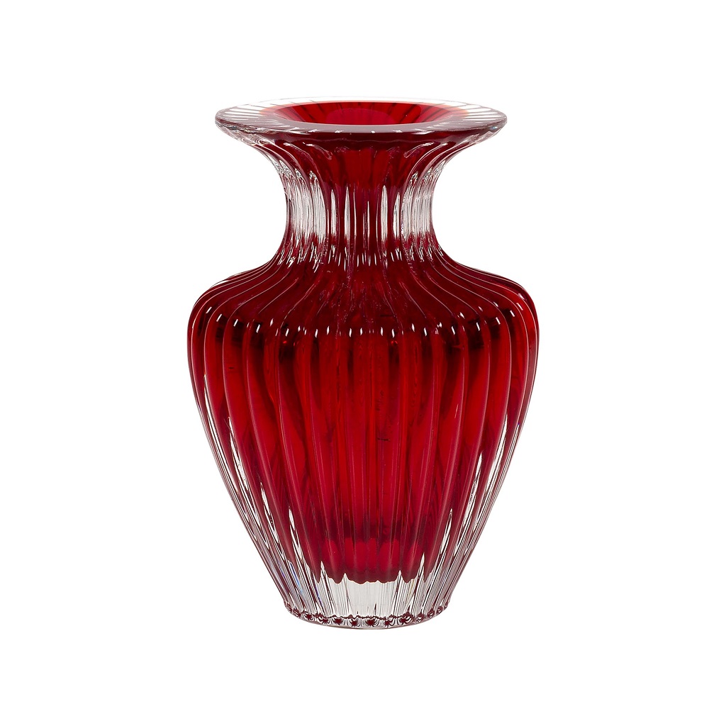 Vase COASTS verre de MURANO - Rouge