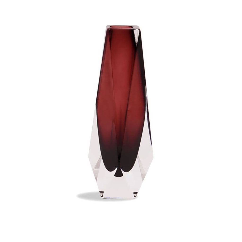 Vase Verre de Murano GOCCIA ACQUA Rouge