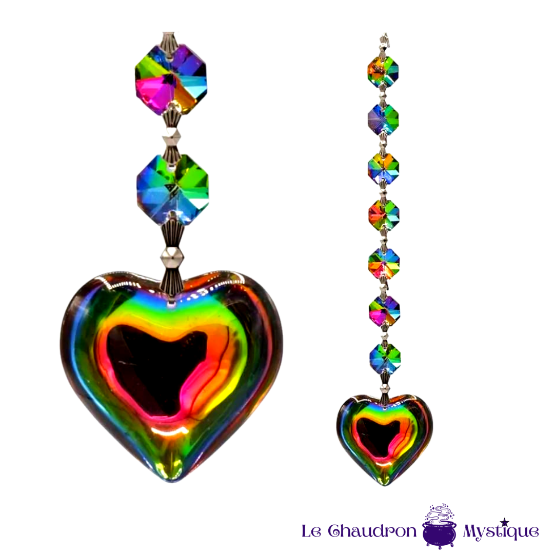 SUNCATCHER COEUR MULTICOULEUR