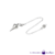 Pendule goutte argent