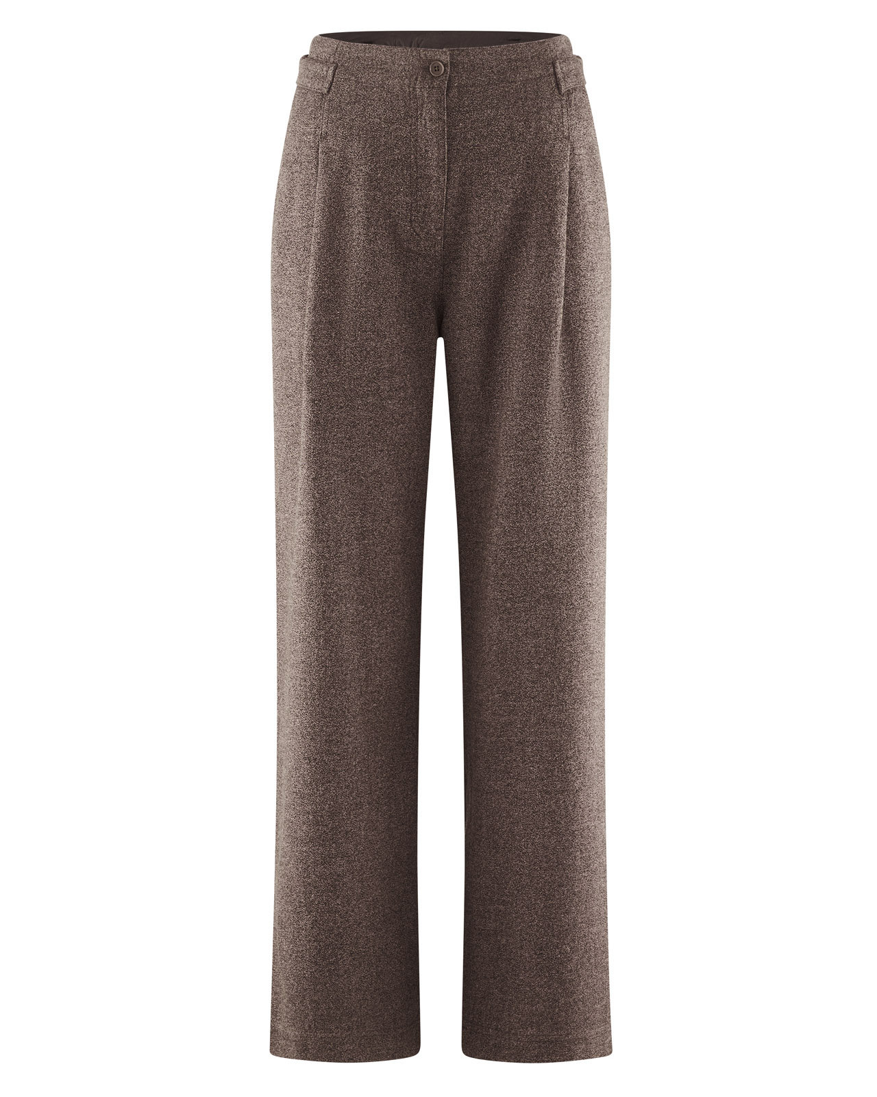 pantalon femme ample en chanvre et coton bio mocca, vue du produit