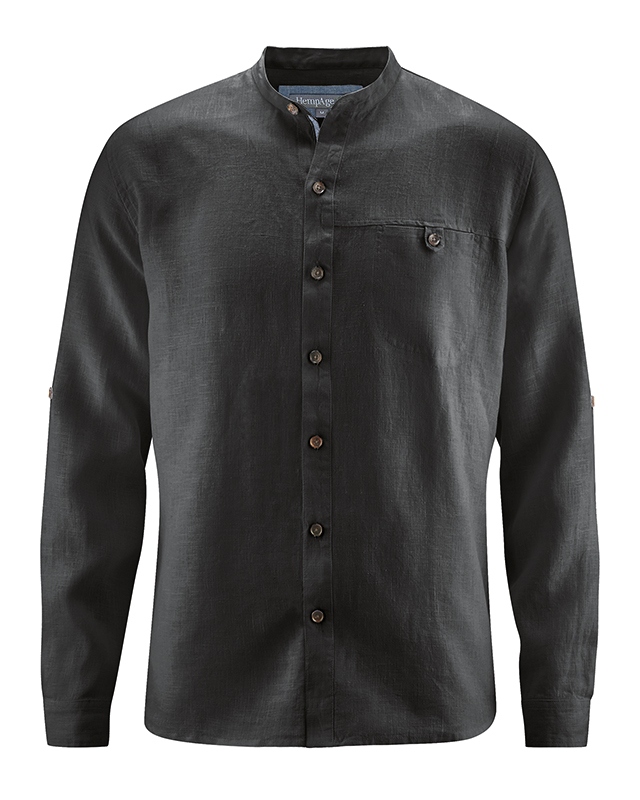 chemise pur chanvre DH026_noir