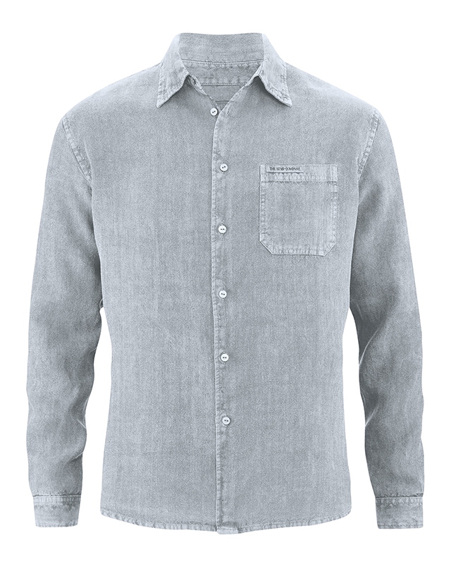 chemise bio éthique dh022_gris_platine