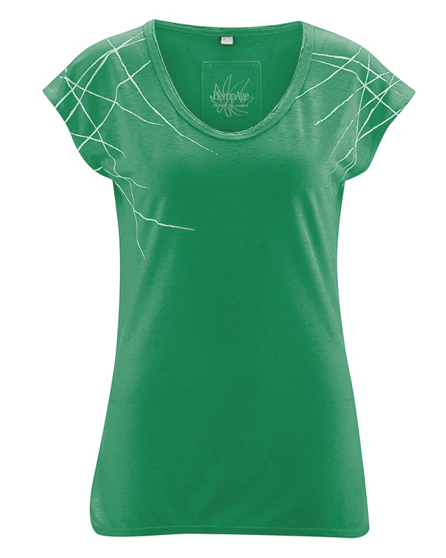 t-shirt col V femme bio dh852_vert_smaragd