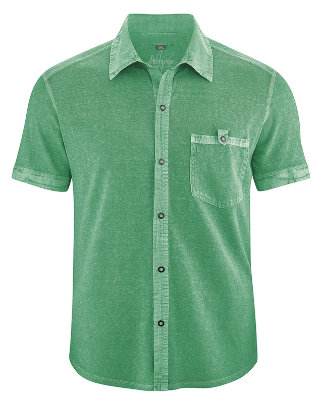 chemise manches courtes bio dh021_vert_smaragd