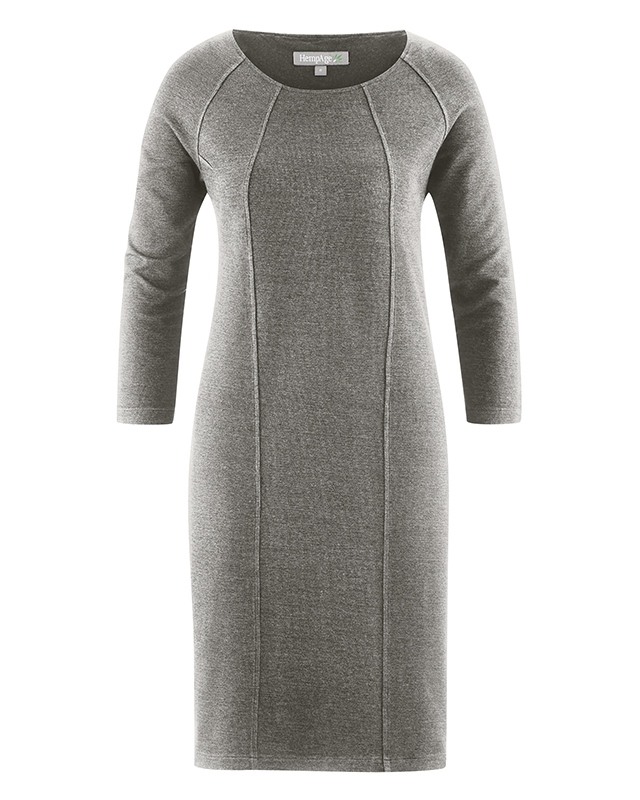 robe tunique bio dh136_gris_chiné