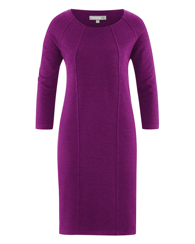 robe hiver chanvre dh136_violet_myrtille