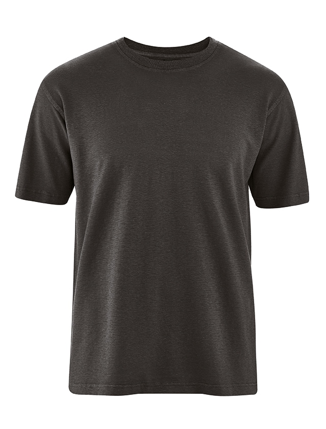 t-shirt manches courtes homme chanvre dh233_noir