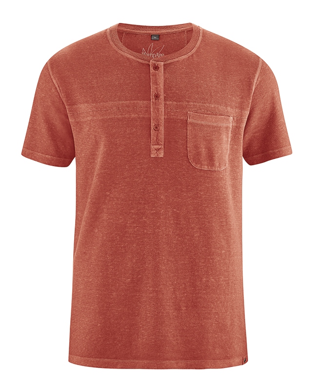 t-shirt manches courtes coton biologique DH804_orange_sanguine
