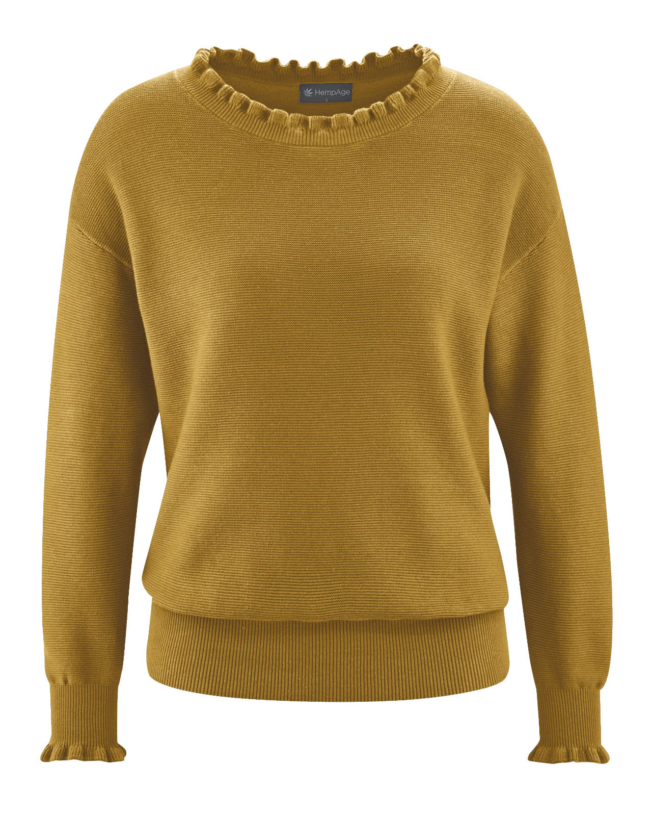 pullover femme chanvre LZ312_peanut