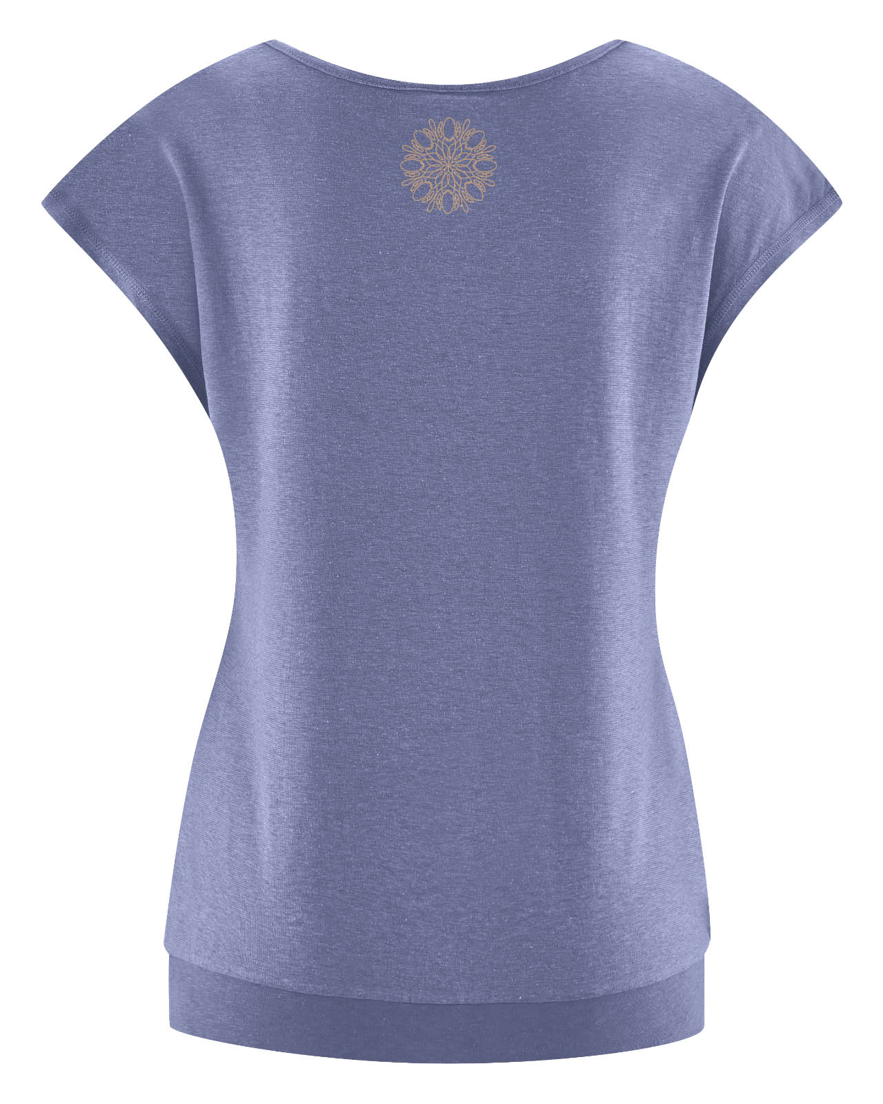 t-shirt matières naturelles DH653_lavender