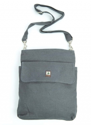 sacoche écologique_PURE_HV-0003_Schultertasche_Hanf_grey