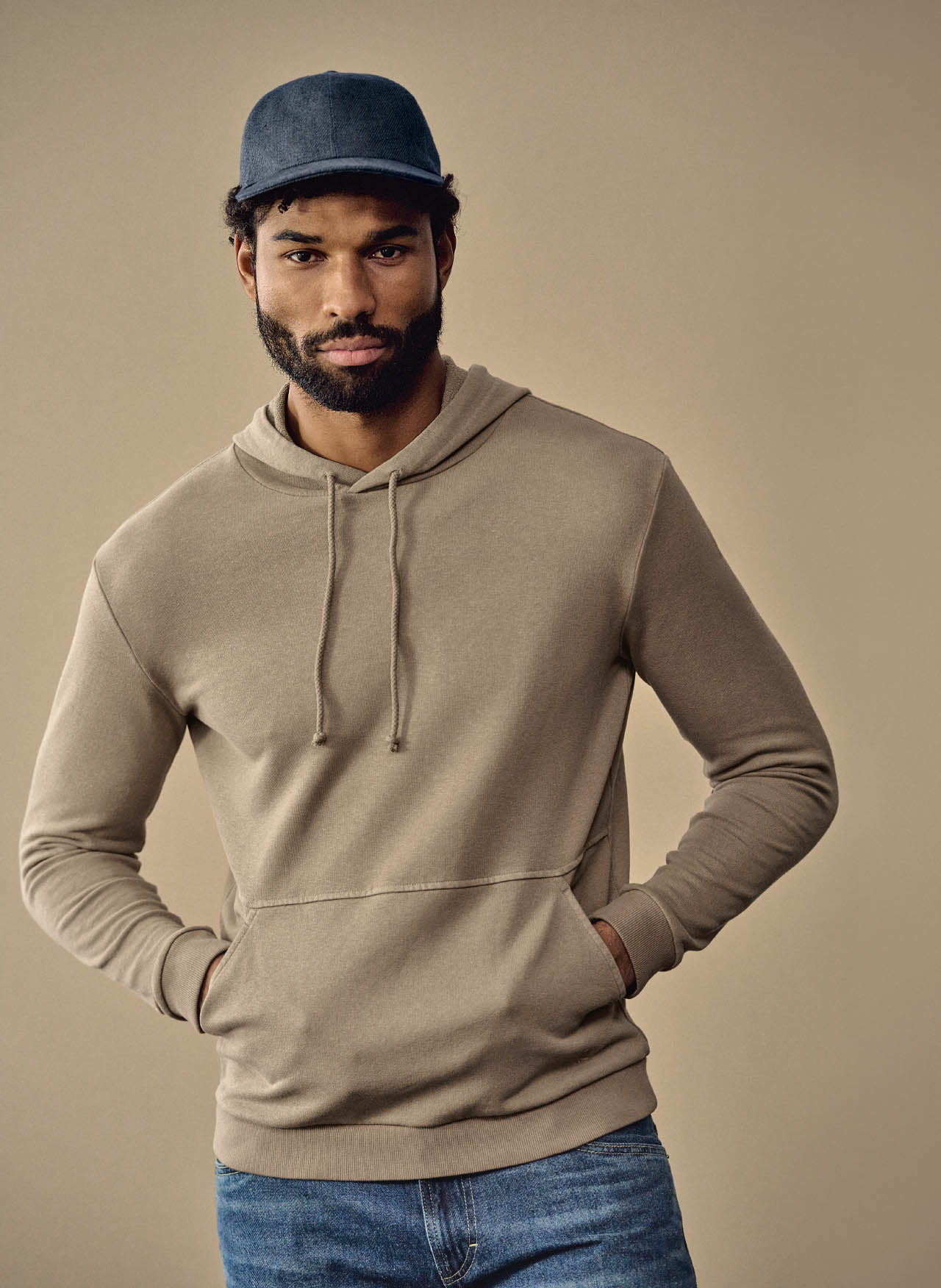 Sweat à capuche homme 819 - chanvre et coton bio - Boutique Homme -  ECOLINE