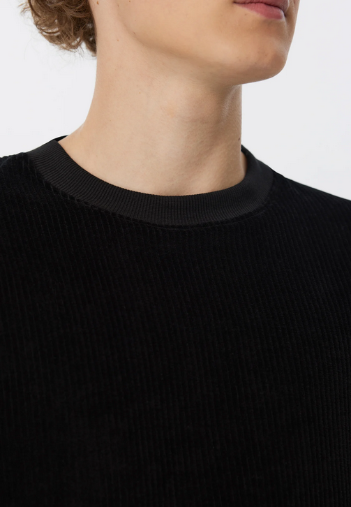 sweatshirt-coton-bio-naturel-epais_2232-021 Men Corduroy Sweatshirt - Black – Leela Cotton Naturtextilien Handels GmbH
