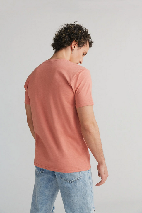 T-shirt-ecolo-ethique_- Salmon Pink – Leela Cotton Naturtextilien Handels GmbH