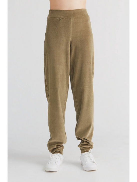 jogging-coton-bio-gots_1466-041 Women Velvet Pant - Olive – Leela Cotton Naturtextilien Handels GmbH