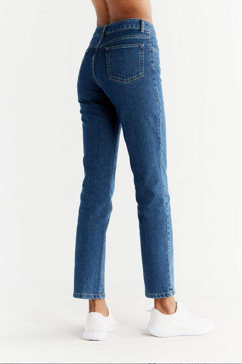 jeans-coton-bio-gots_WQ1009-231 Women Straight Fit - Lapis Blue – Leela Cotton Naturtextilien Handels GmbH