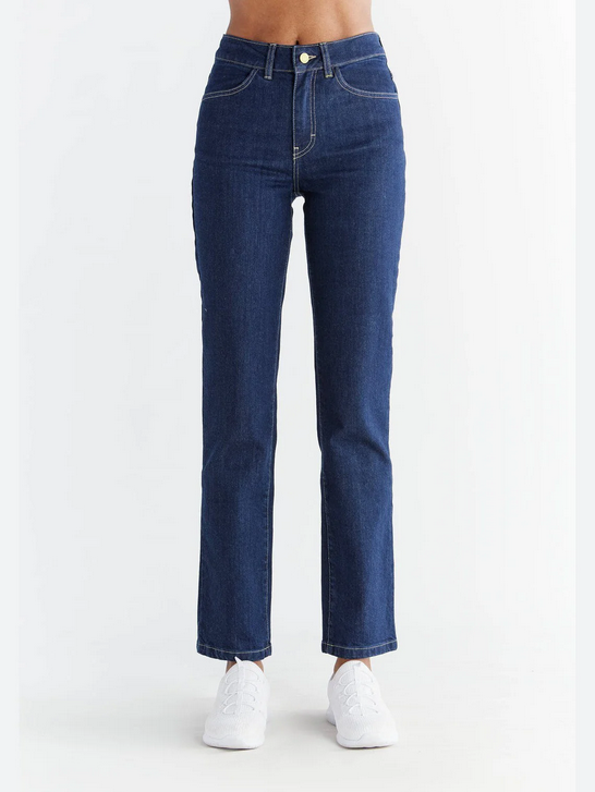 jean-coton-naturel_WQ1009-215 Women Straight Fit - Dark Slate Blue – Leela Cotton Naturtextilien Handels GmbH