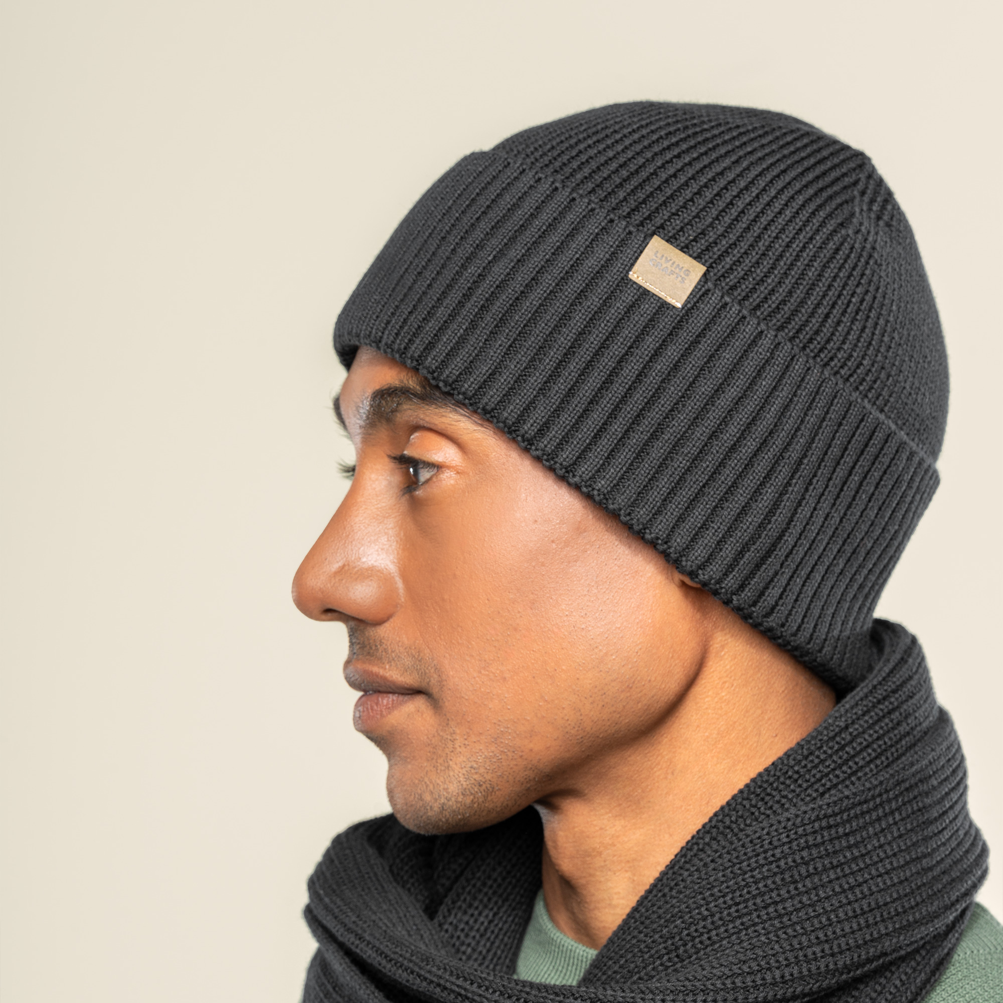 JourneyOut Bonnet Tricoté Côtelé Tie Dye Pour L'hiver