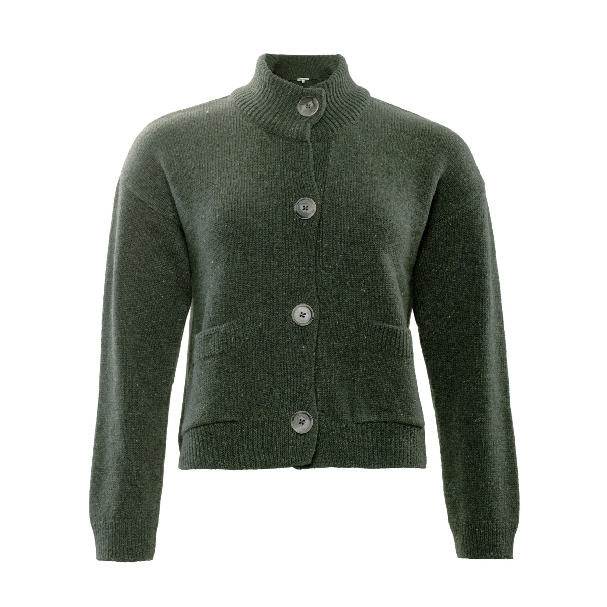 Gilet vintage en laine à 3 poches pour homme avec col en V