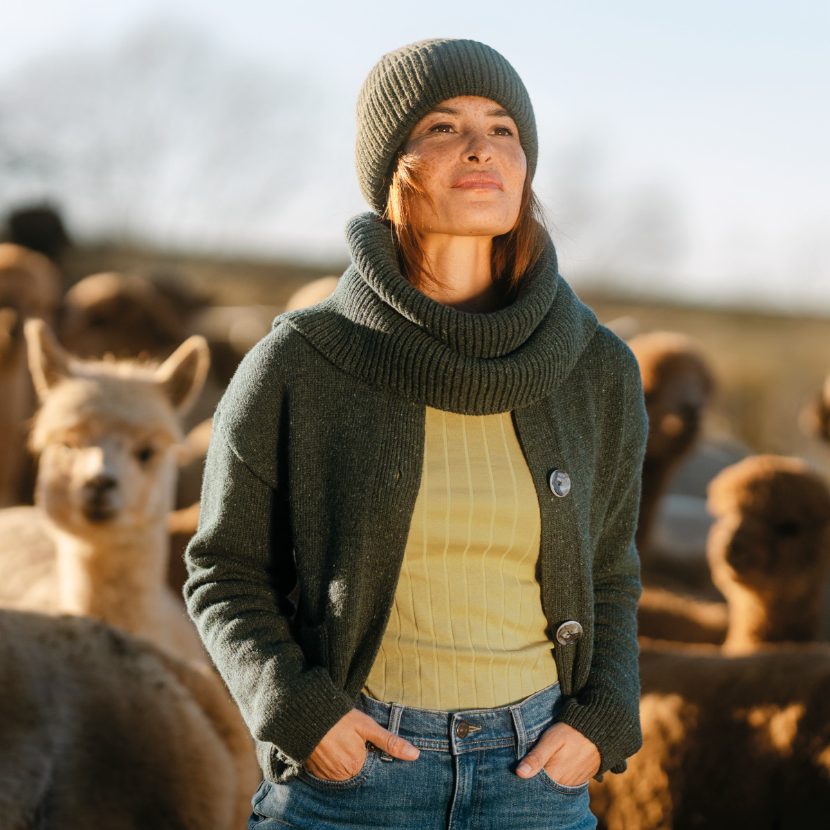 Gilet femme manches longues 