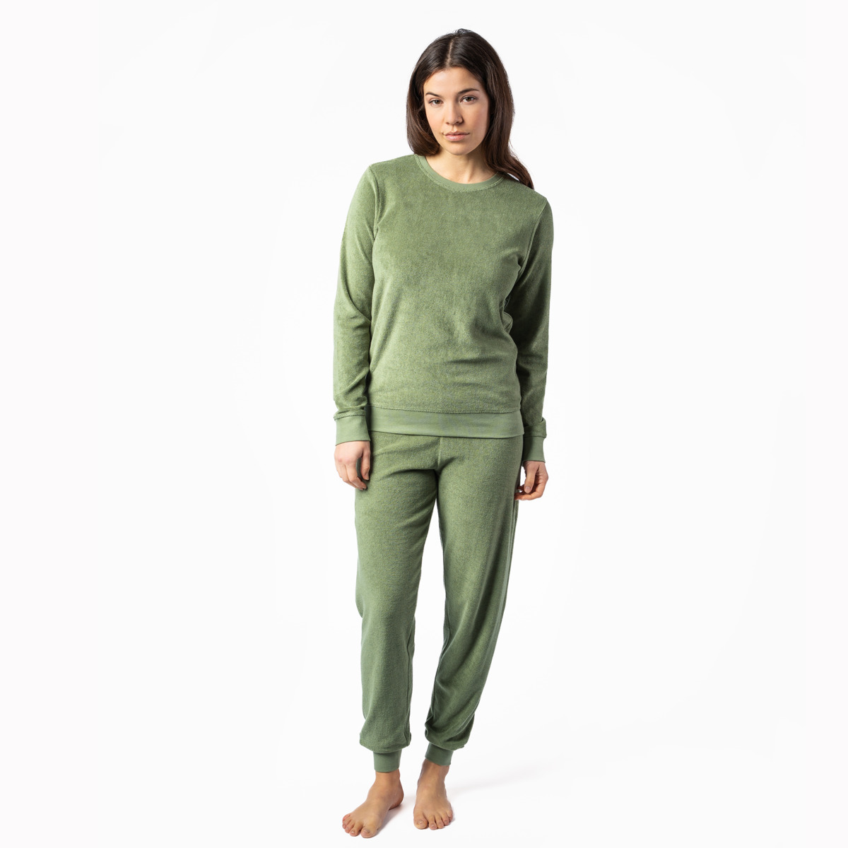Pyjama éponge femme coton bio Boutique Femme ECOLINE