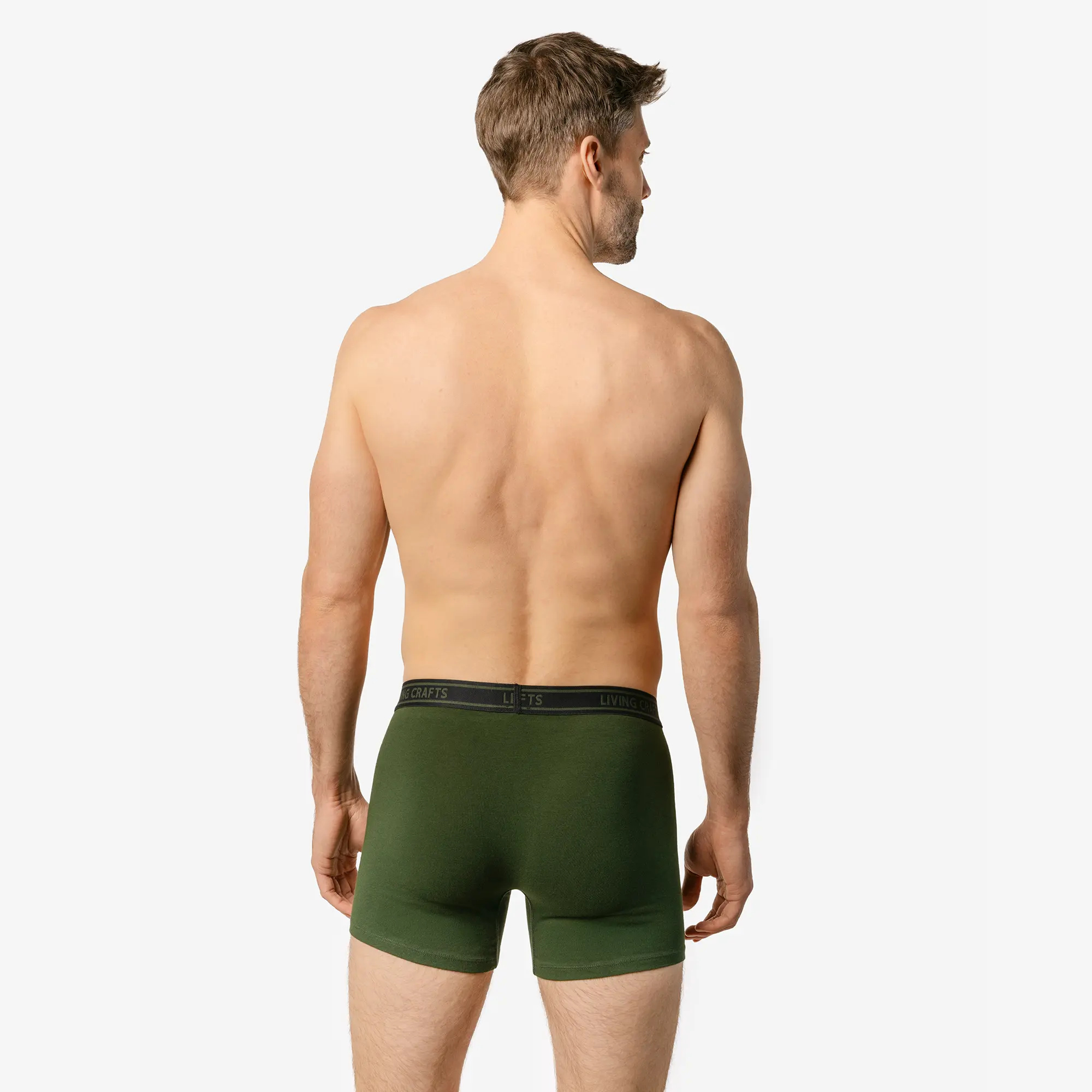 Boxer jambe longue homme - coton biologique certifié GOTS