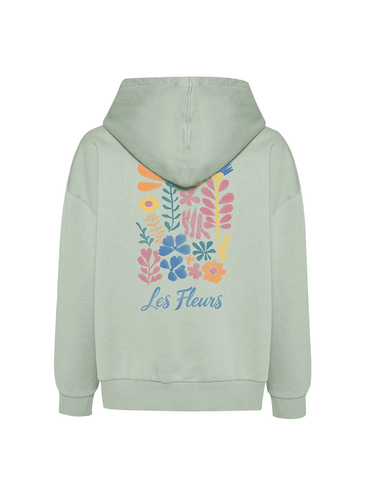 Molleton du sweat Mello en coton biologique certifié GOTS, coloris vert menthe doux