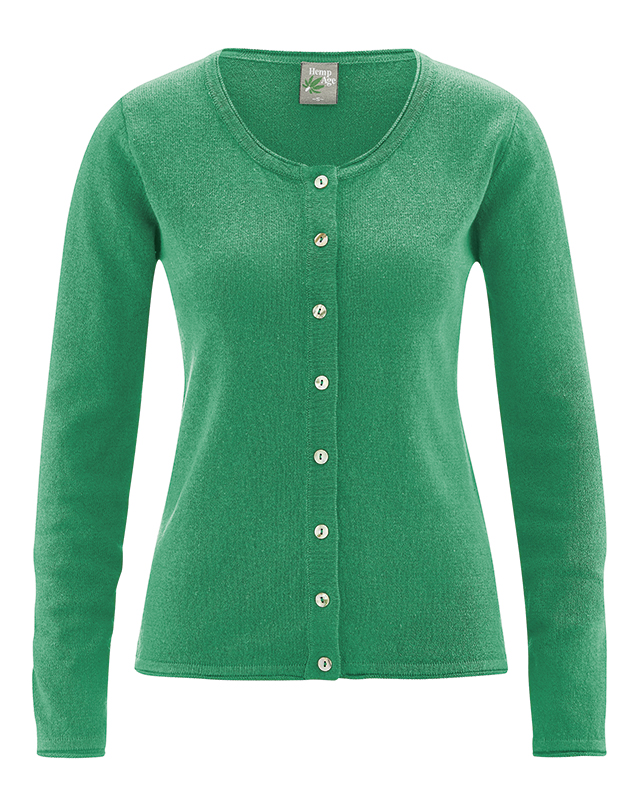 Gilet éco-responsable femme HempAge DH323 vert smaragd