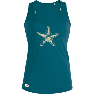 Debardeur OVIVO Starfish-bleu lagon woman