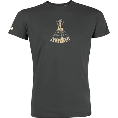 T-shirt OVIVO Tipi-gris persan-man