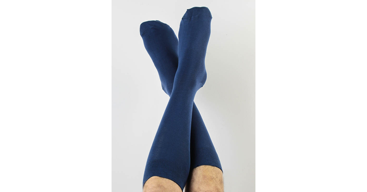 Chaussettes montantes mi-bas coton bio Boutique Femme ECOLINE