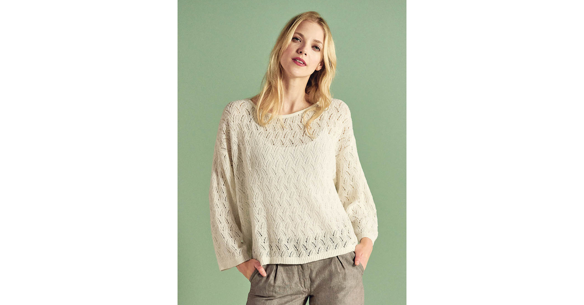Pull ajouré femme 