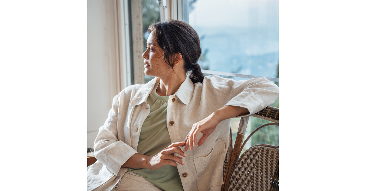 Veste Légère Greenfield Avec Lin - Couleur Beige, Taille 52, Occasion Très Bon état