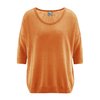 pull été coton biologique LZ372_orange_carotte