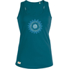 Debardeur OVIVO Fleur Mandala-bleu lagon woman