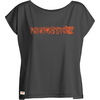 T-shirt ample OVIVO Music is life-gris persan-woman