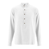 chemise chanvre col mao DH045_a_white