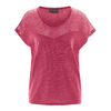 t-shirt femme coton bio LZ381_sangria