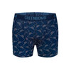 Boxer trunk homme Bike Zigzag GREENBOMB en coton bio porté, motif roues zigzag