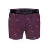 Boxer trunk homme Hotdogs GREENBOMB en coton bio porté, motif hot-dogs