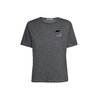 T-shirt femme Cat Walk GREENBOMB coton bio, gris gravier, dans son emballage Green Bomb